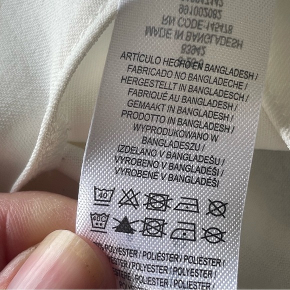 Primark Cream Knotted Front Blouse – Size 6 - Picture 8 of 10